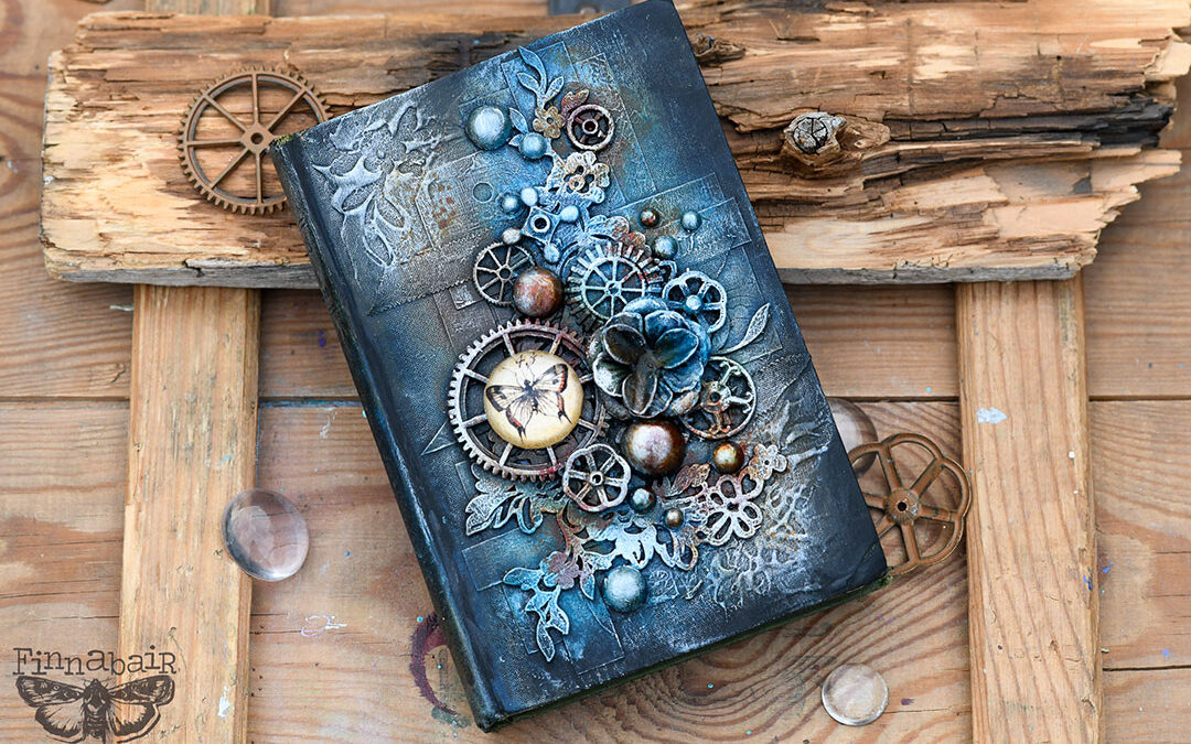 Midnight Stories – Altered Book Cover with Finnabair